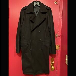 Express double breasted trench coat